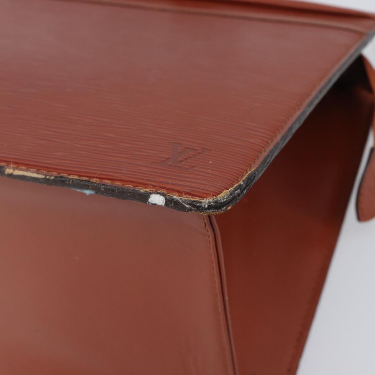 LOUIS VUITTON Epi Riviera Hand Bag Brown M48183 LV Auth ep15863