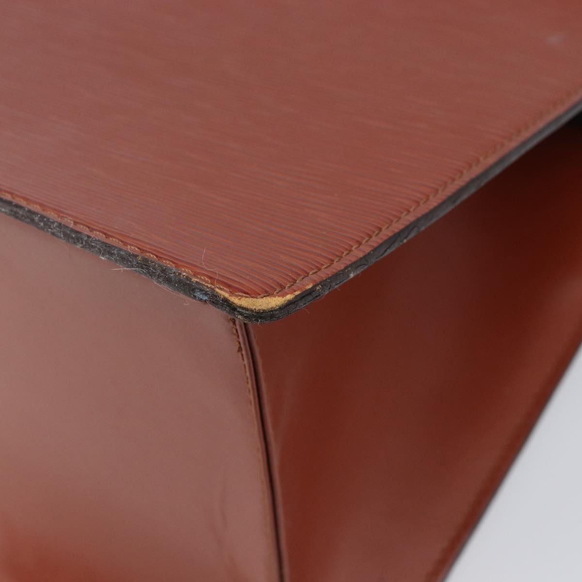 LOUIS VUITTON Epi Riviera Hand Bag Brown M48183 LV Auth ep15863