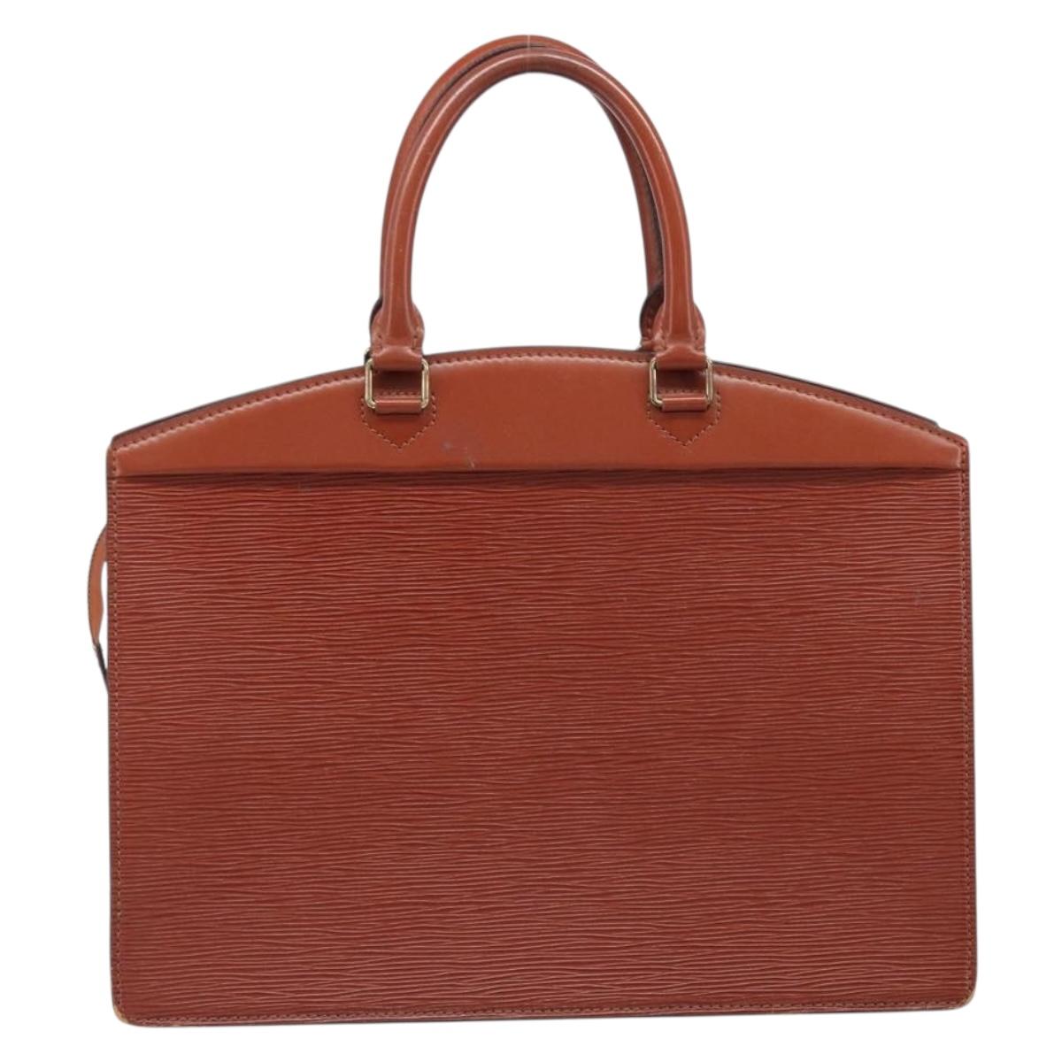 LOUIS VUITTON Epi Riviera Hand Bag Brown M48183 LV Auth ep15863