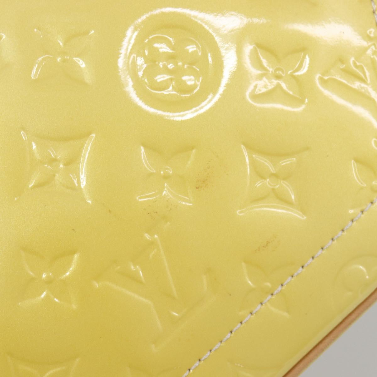 LOUIS VUITTON Monogram Vernis Summit drive Bag Perle M93514 LV Auth ep15866A