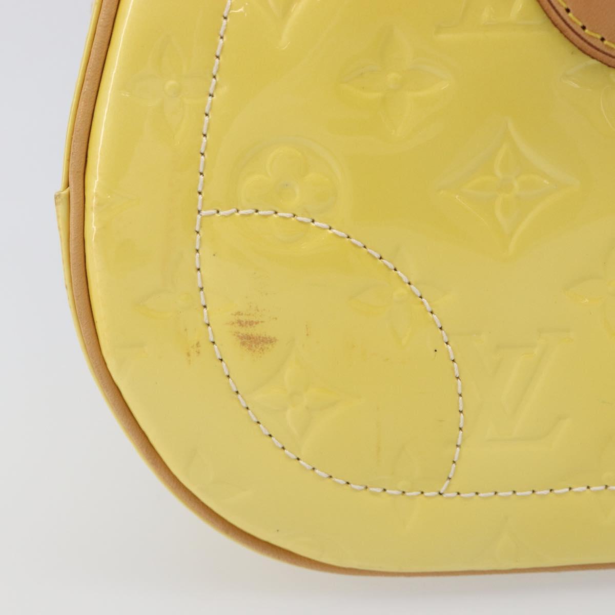 LOUIS VUITTON Monogram Vernis Summit drive Bag Perle M93514 LV Auth ep15866A