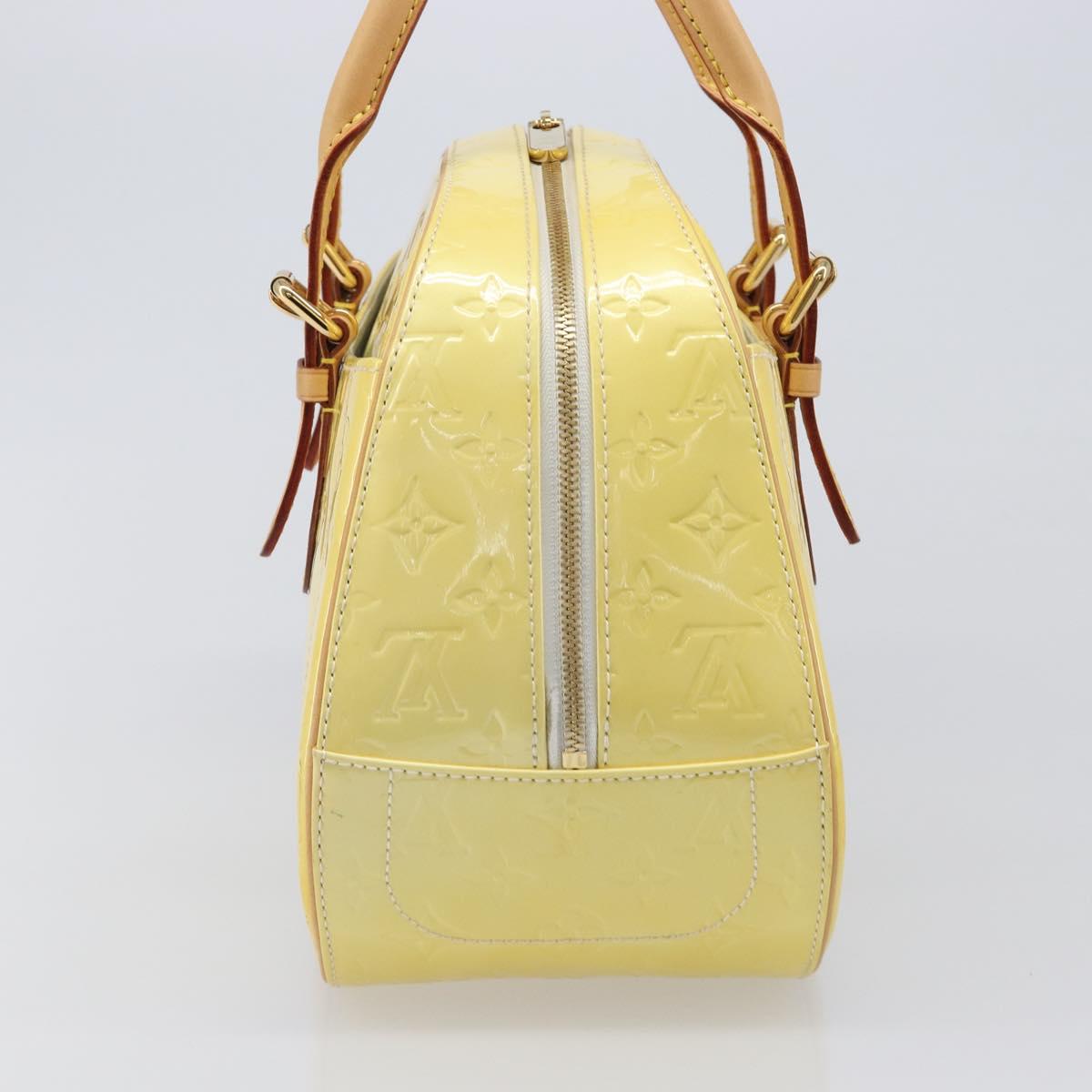LOUIS VUITTON Monogram Vernis Summit drive Bag Perle M93514 LV Auth ep15866A