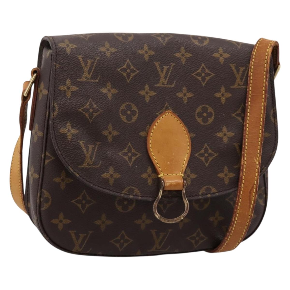 LOUIS VUITTON Monogram Saint Cloud GM Shoulder Bag M51242 LV Auth ep15880