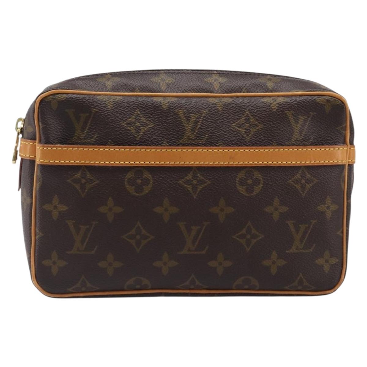 LOUIS VUITTON Monogram Compiegne 23 Clutch Bag M51847 LV Auth ep15881