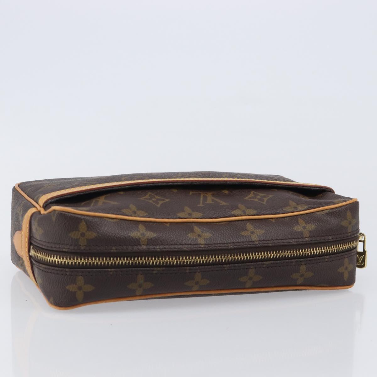 LOUIS VUITTON Monogram Compiegne 23 Clutch Bag M51847 LV Auth ep15881