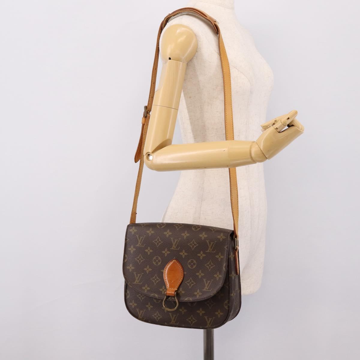 LOUIS VUITTON Monogram Saint Cloud GM Shoulder Bag M51242 LV Auth ep15883