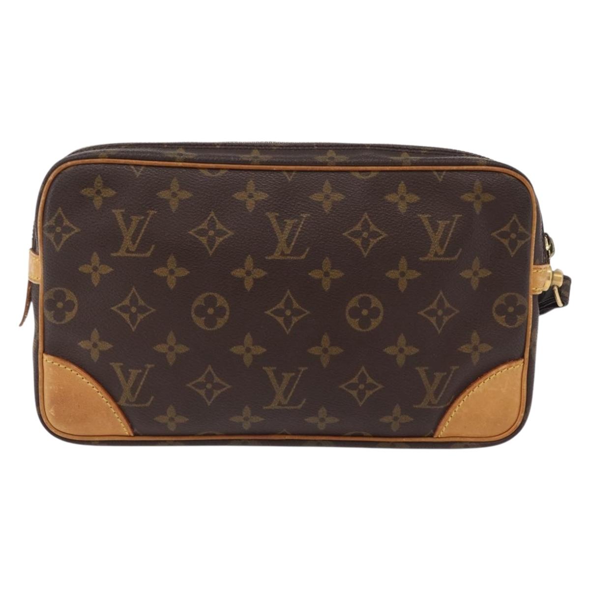 LOUIS VUITTON Monogram Marly Dragonne GM Clutch Bag M51825 LV Auth ep15885