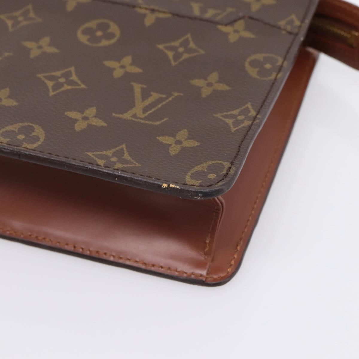 LOUIS VUITTON Monogram Pochette Homme Clutch Bag M51795 LV Auth ep15890