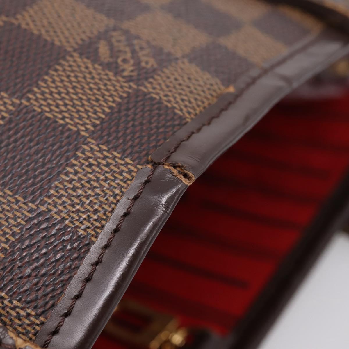 LOUIS VUITTON Damier Ebene Neverfull PM Tote Bag N51109 LV Auth ep15899