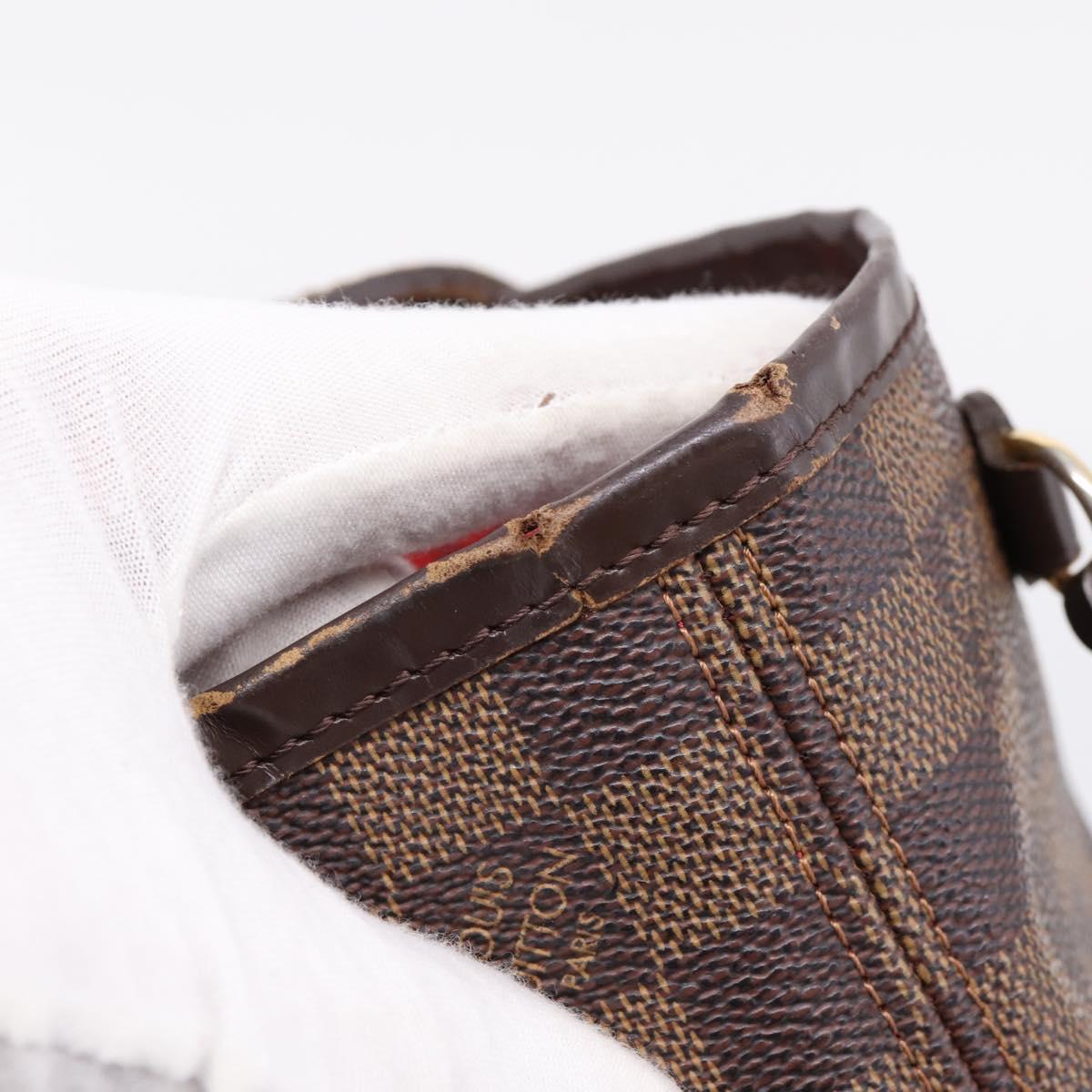 LOUIS VUITTON Damier Ebene Neverfull PM Tote Bag N51109 LV Auth ep15899