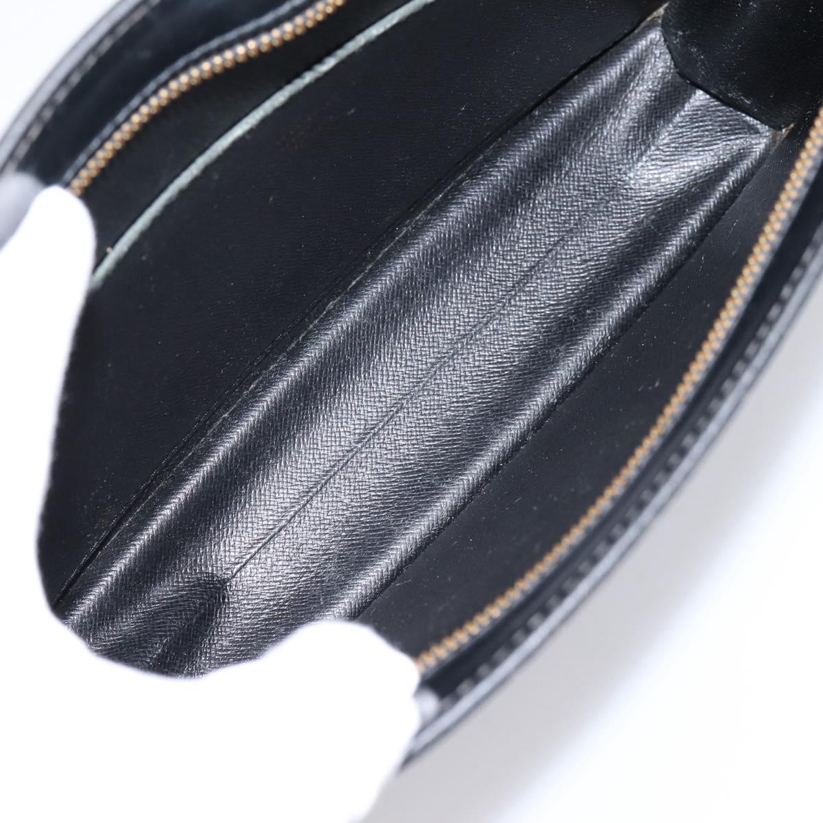 LOUIS VUITTON Epi Pochette Homme Clutch Bag Black M52522 LV Auth ep15907