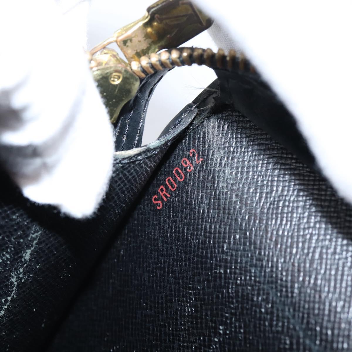 LOUIS VUITTON Epi Pochette Homme Clutch Bag Black M52522 LV Auth ep15907