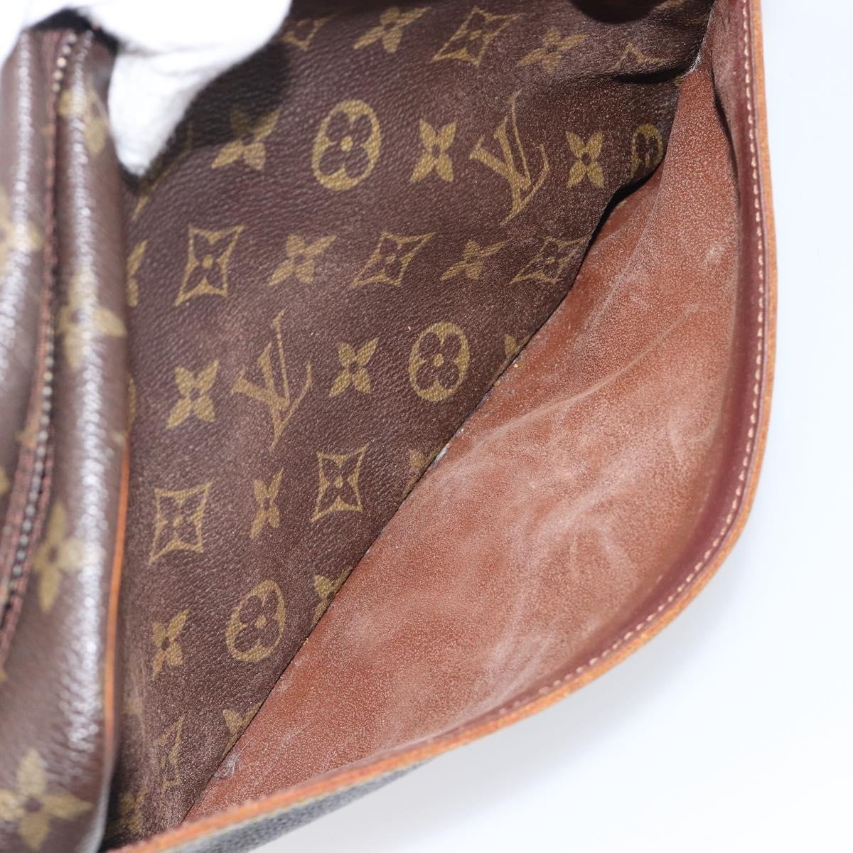 LOUIS VUITTON Monogram Compiegne 28 Clutch Bag M51845 LV Auth ep15910