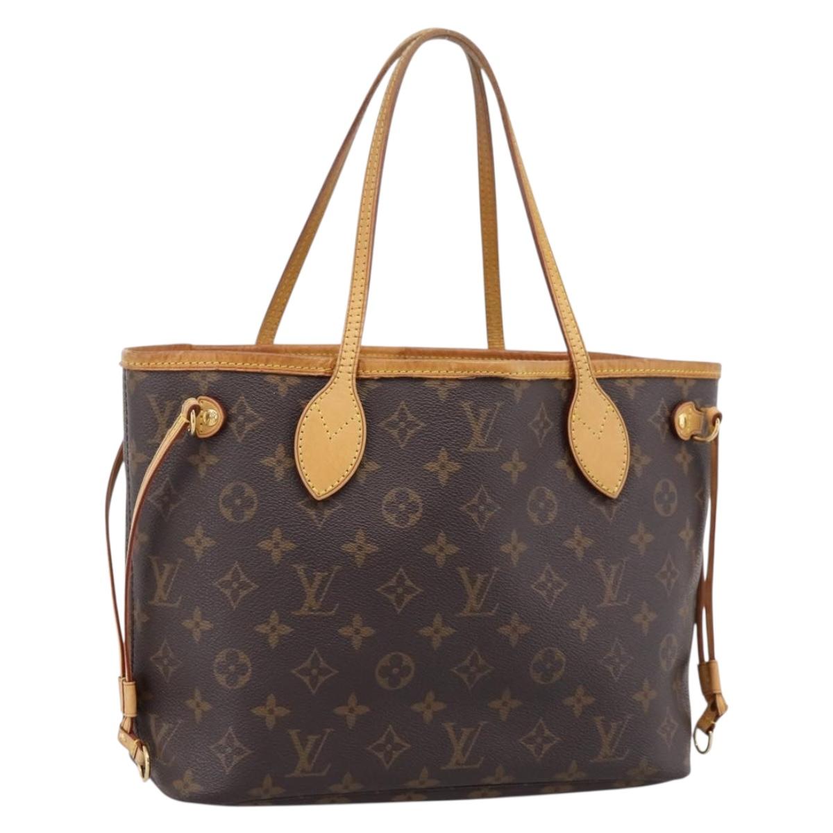 LOUIS VUITTON Monogram Neverfull PM Tote Bag M40155 LV Auth ep15911A