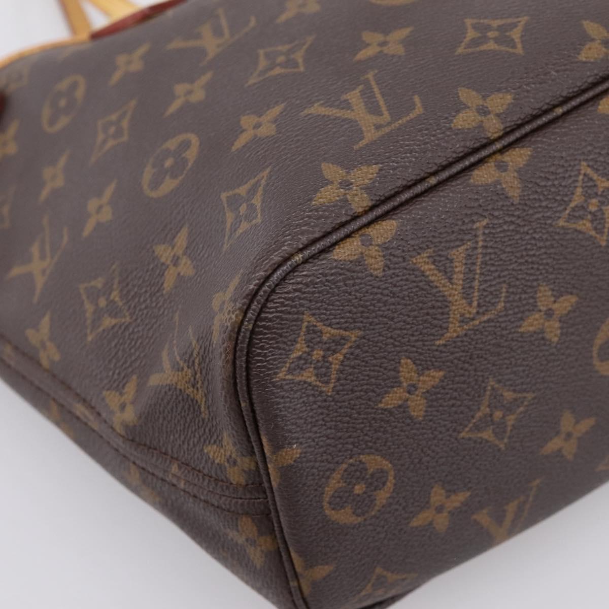 LOUIS VUITTON Monogram Neverfull PM Tote Bag M40155 LV Auth ep15911A