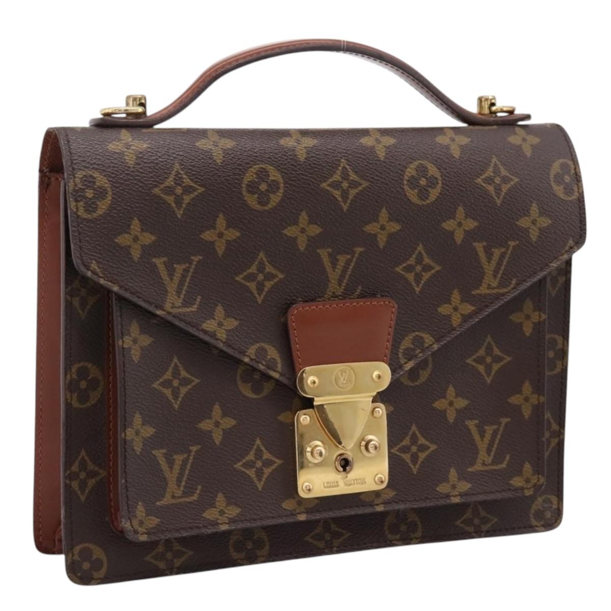 LOUIS VUITTON Monogram Monceau26 Hand Bag M51187 LV Auth ep15920