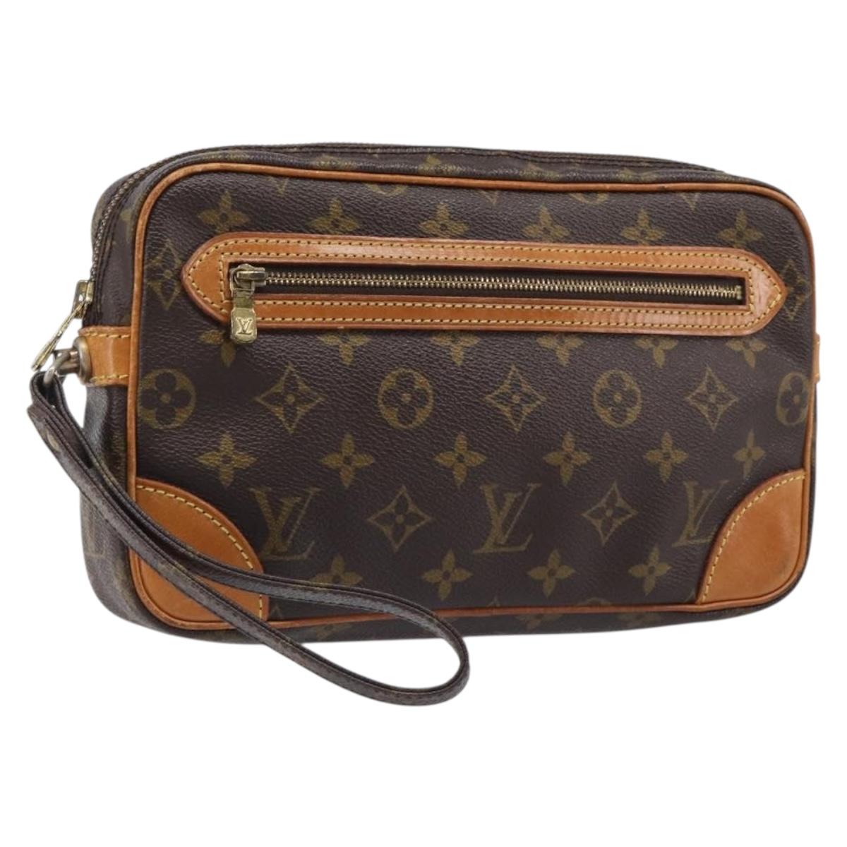 LOUIS VUITTON Monogram Marly Dragonne GM Clutch Bag M51825 LV Auth ep15922