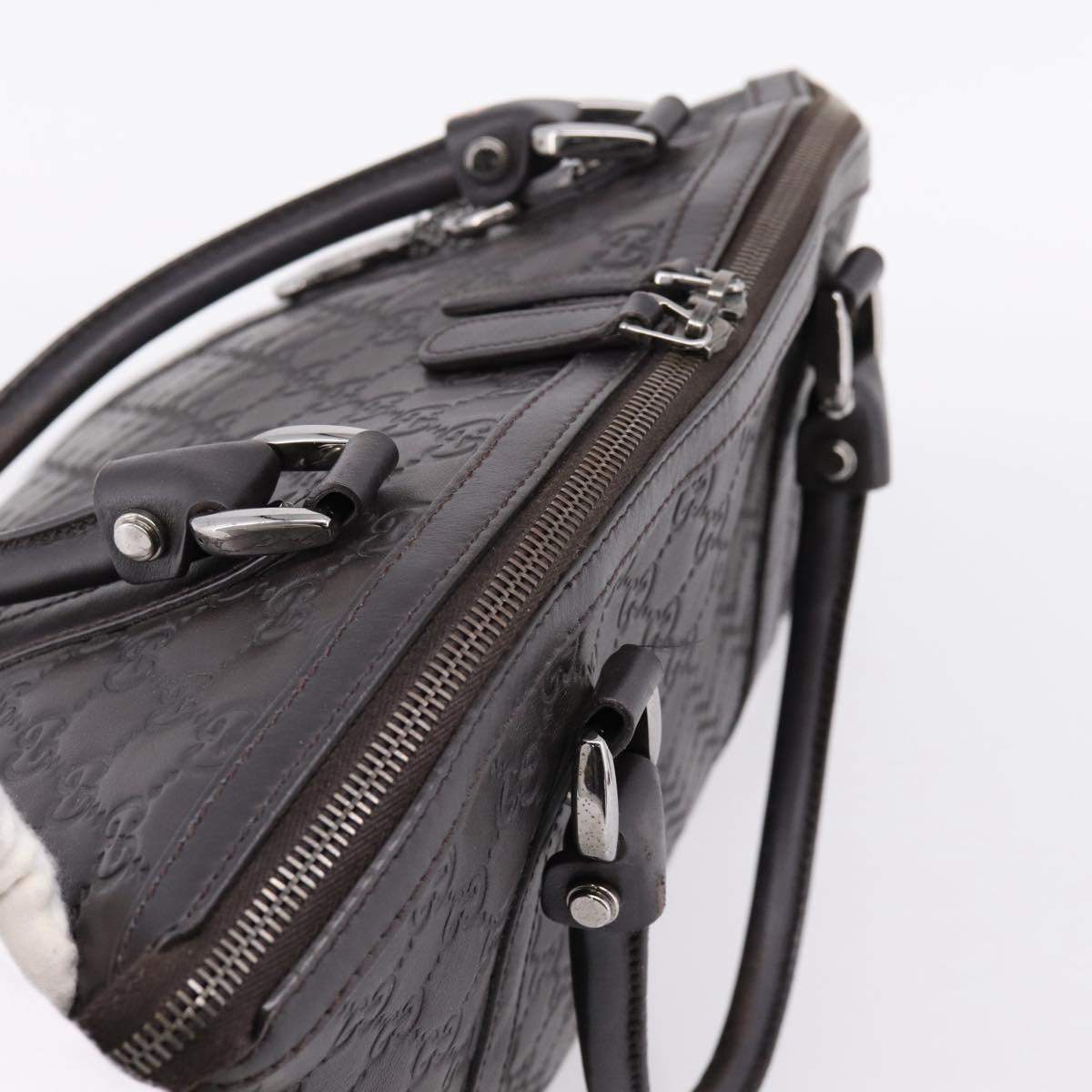 GUCCI GG Canvas Guccissima Bag Leather 2way Outlet Brown 341503 Auth ep15925