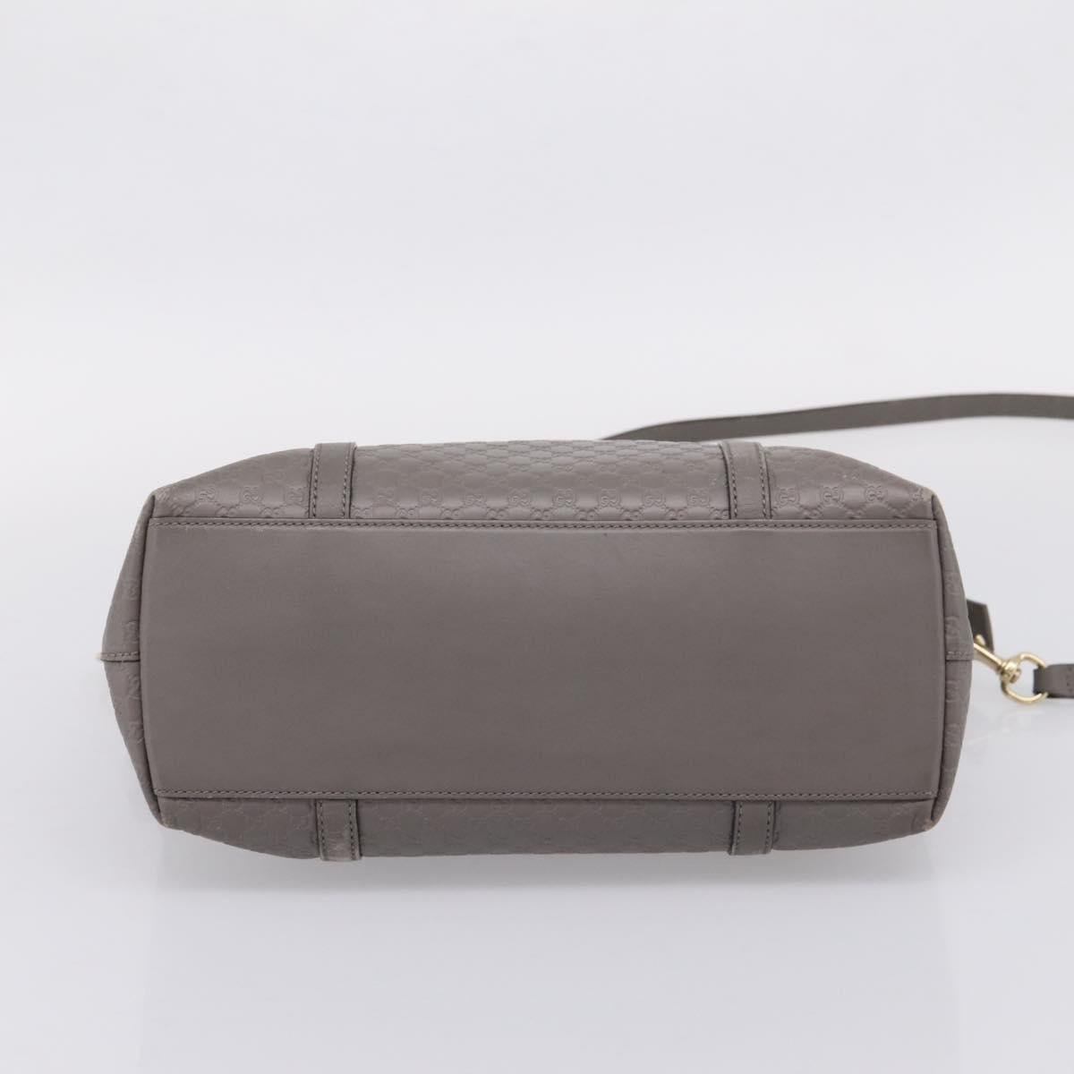 GUCCI Micro GG Canvas Guccissima Bag Leather 2way Outlet 449656 Auth ep15926