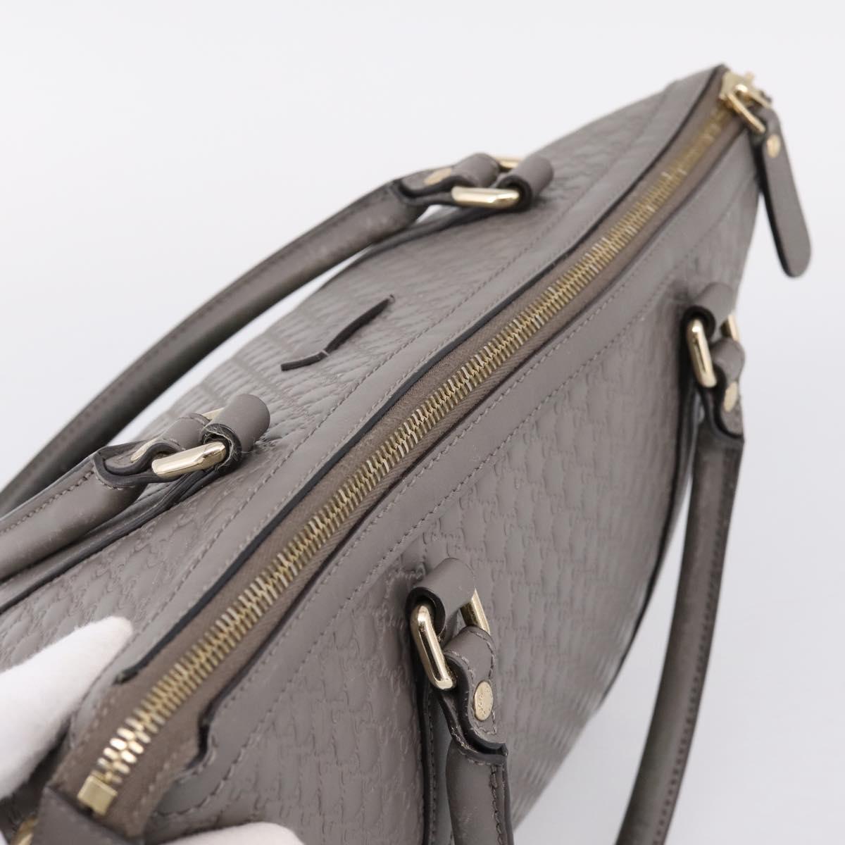 GUCCI Micro GG Canvas Guccissima Bag Leather 2way Outlet 449656 Auth ep15926