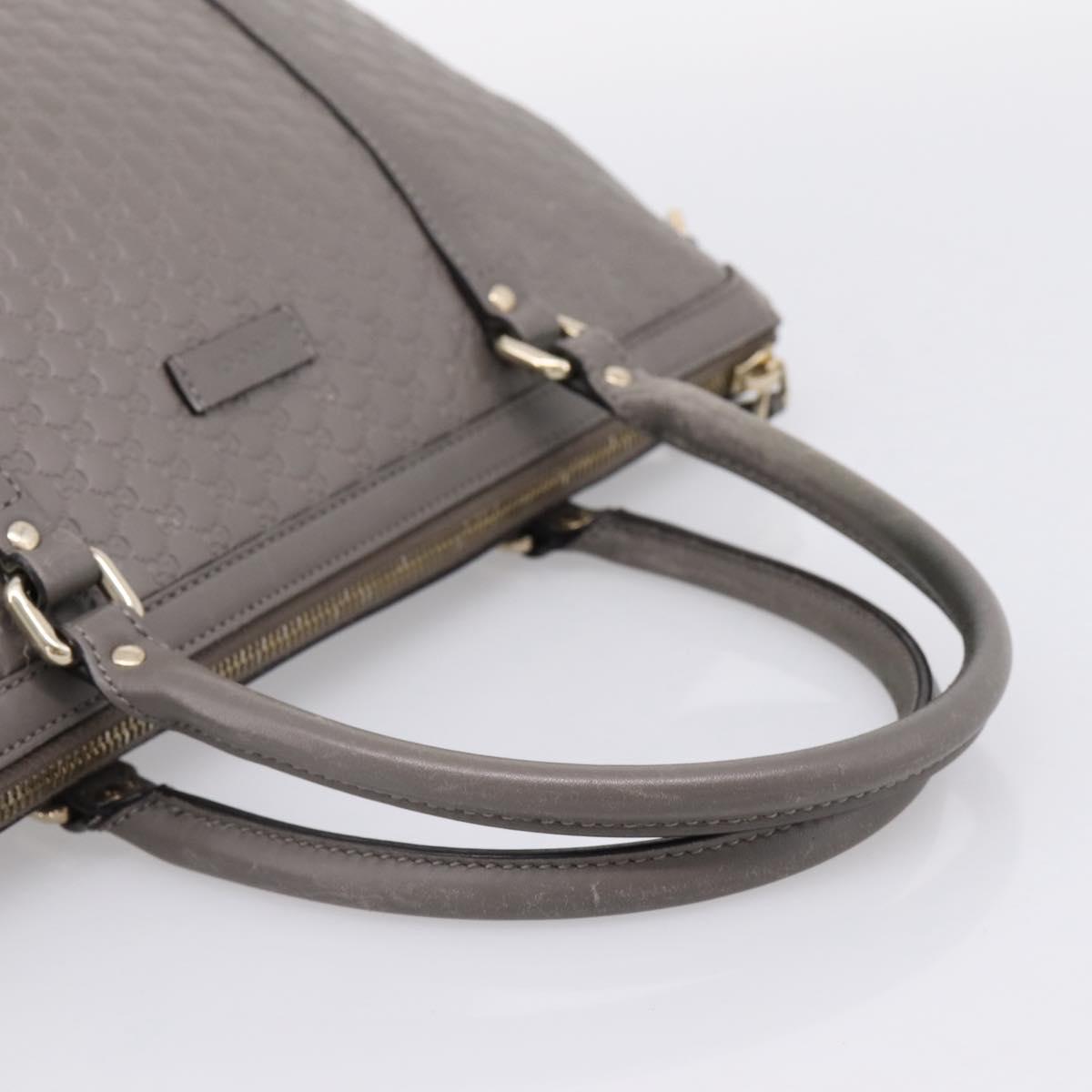 GUCCI Micro GG Canvas Guccissima Bag Leather 2way Outlet 449656 Auth ep15926