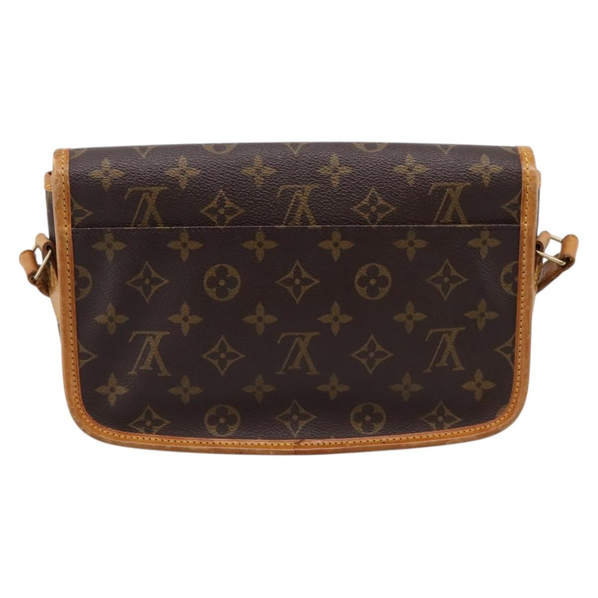 LOUIS VUITTON Monogram Gibeciere PM Shoulder Bag M42248 LV Auth ep15931A