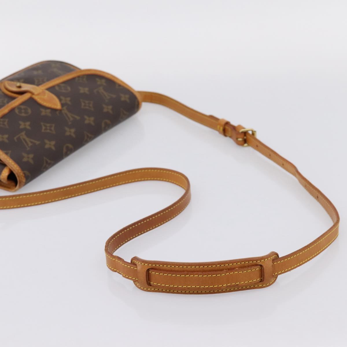 LOUIS VUITTON Monogram Gibeciere PM Shoulder Bag M42248 LV Auth ep15931A