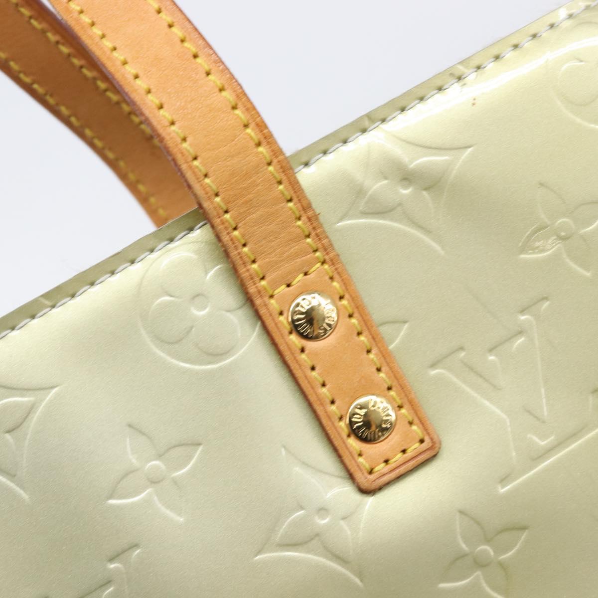 LOUIS VUITTON Monogram Vernis Reade MM Hand Bag Gris M91142 LV Auth ep15956
