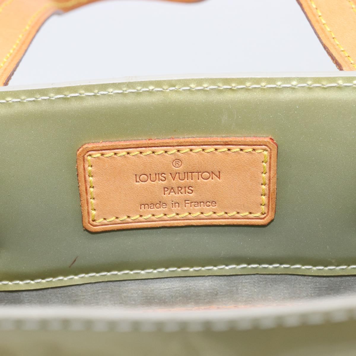 LOUIS VUITTON Monogram Vernis Reade MM Hand Bag Gris M91142 LV Auth ep15956