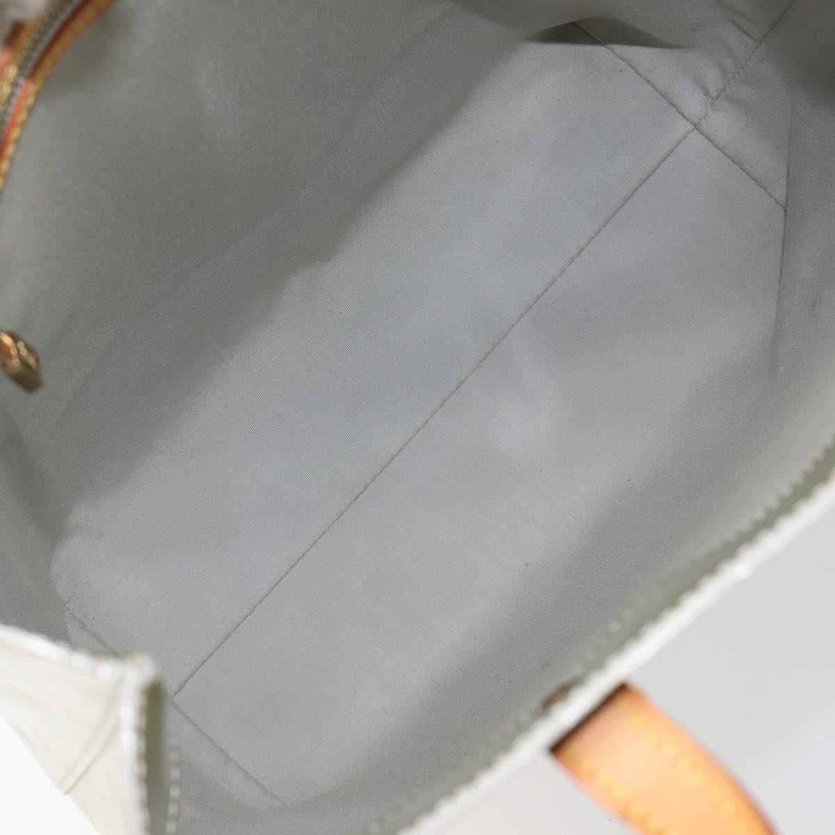LOUIS VUITTON Monogram Vernis Reade MM Hand Bag Gris M91142 LV Auth ep15956