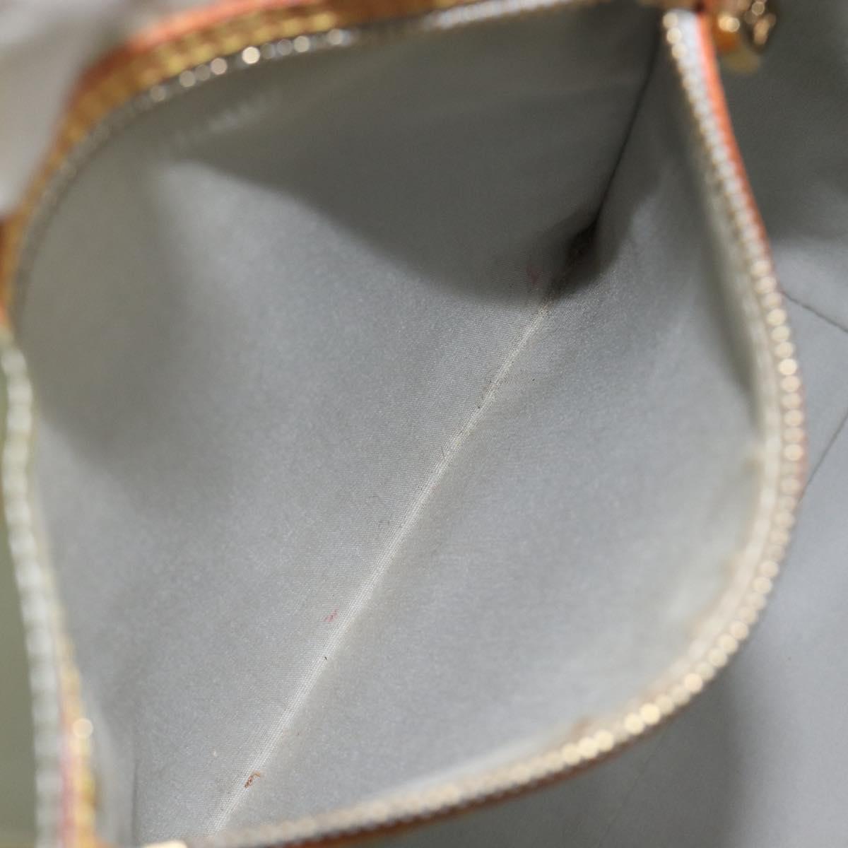 LOUIS VUITTON Monogram Vernis Reade MM Hand Bag Gris M91142 LV Auth ep15956