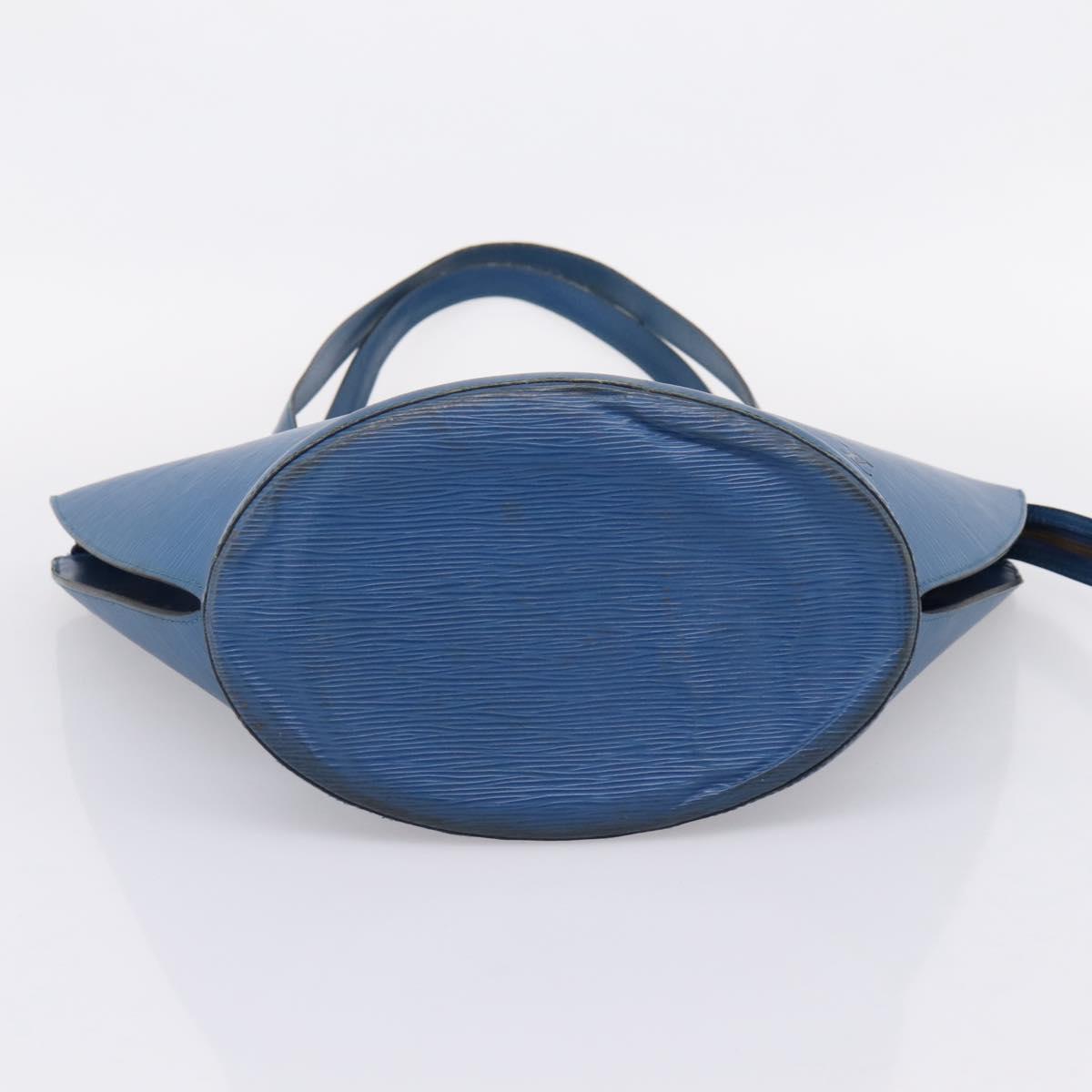 LOUIS VUITTON Epi Saint Jacques Shopping Bag Blue M52275 LV Auth ep15960
