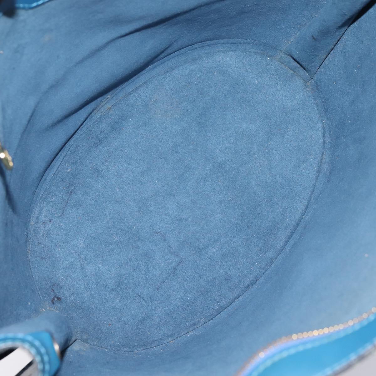 LOUIS VUITTON Epi Saint Jacques Shopping Bag Blue M52275 LV Auth ep15960