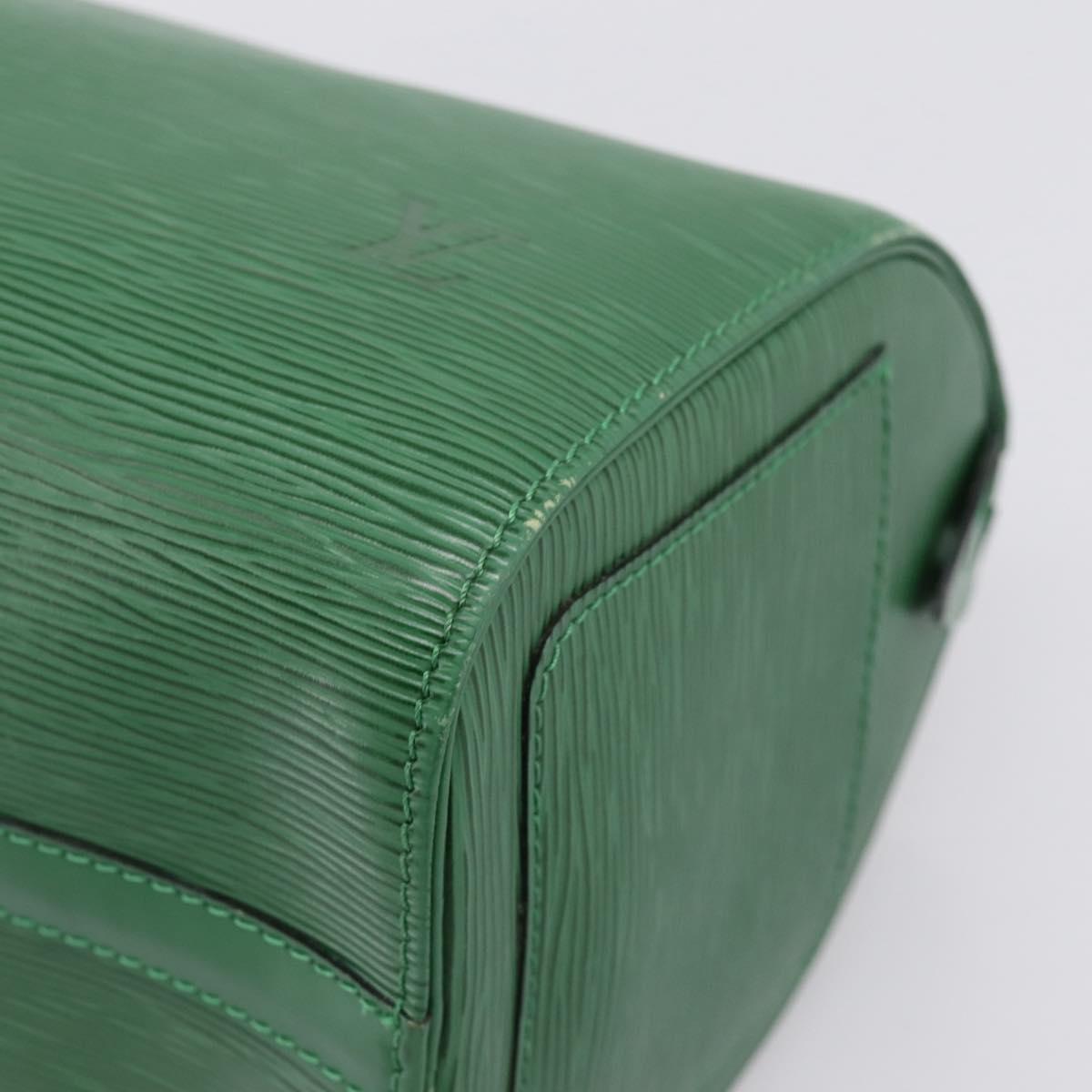 LOUIS VUITTON Epi Speedy 25 Hand Bag Borneo Green M43014 LV Auth ep15965