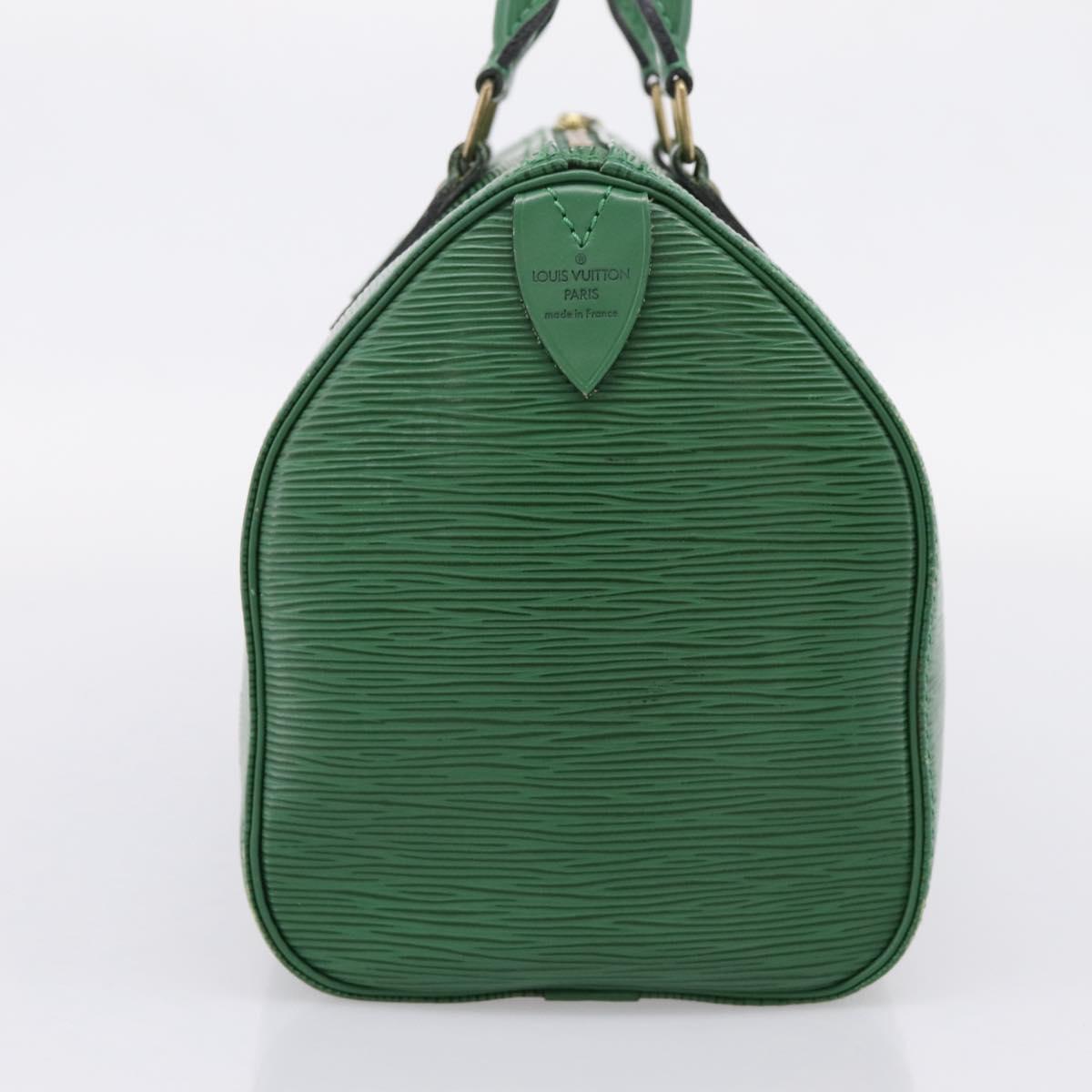 LOUIS VUITTON Epi Speedy 25 Hand Bag Borneo Green M43014 LV Auth ep15965