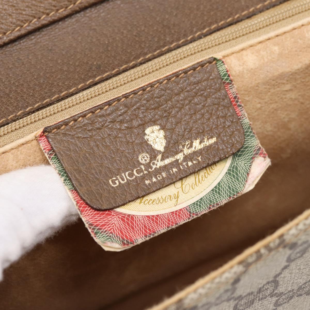 GUCCI GG Supreme Shoulder Bag PVC Beige Gold 94 02 050 Auth ep15966