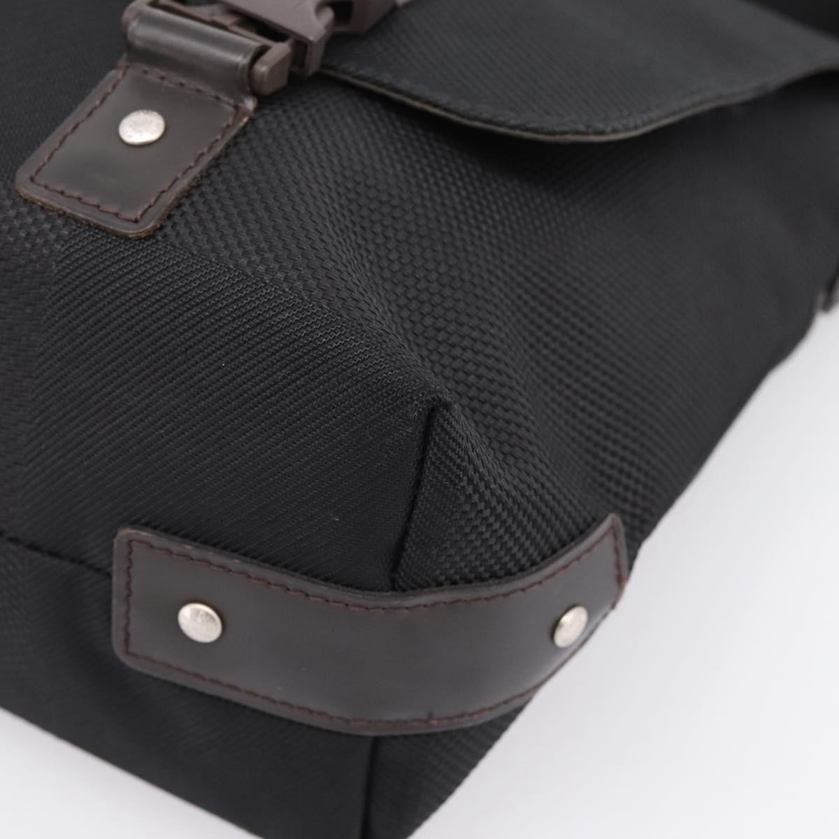 LOUIS VUITTON Damier Geant Roux Shoulder Bag Black M93079 LV Auth ep15970
