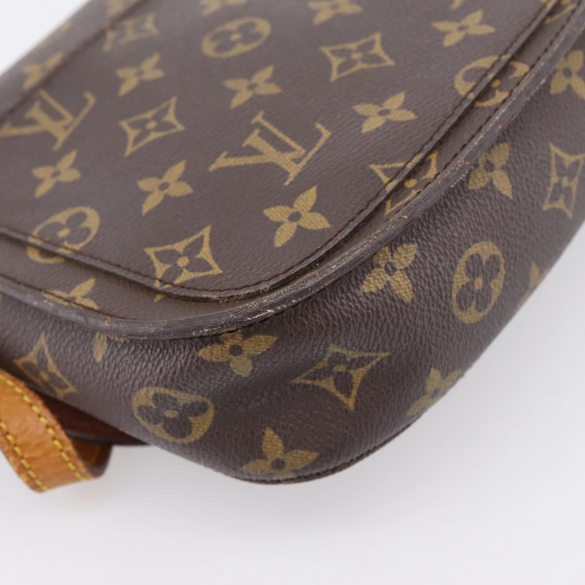 LOUIS VUITTON Monogram Saint Cloud MM Shoulder Bag M51243 LV Auth ep15973