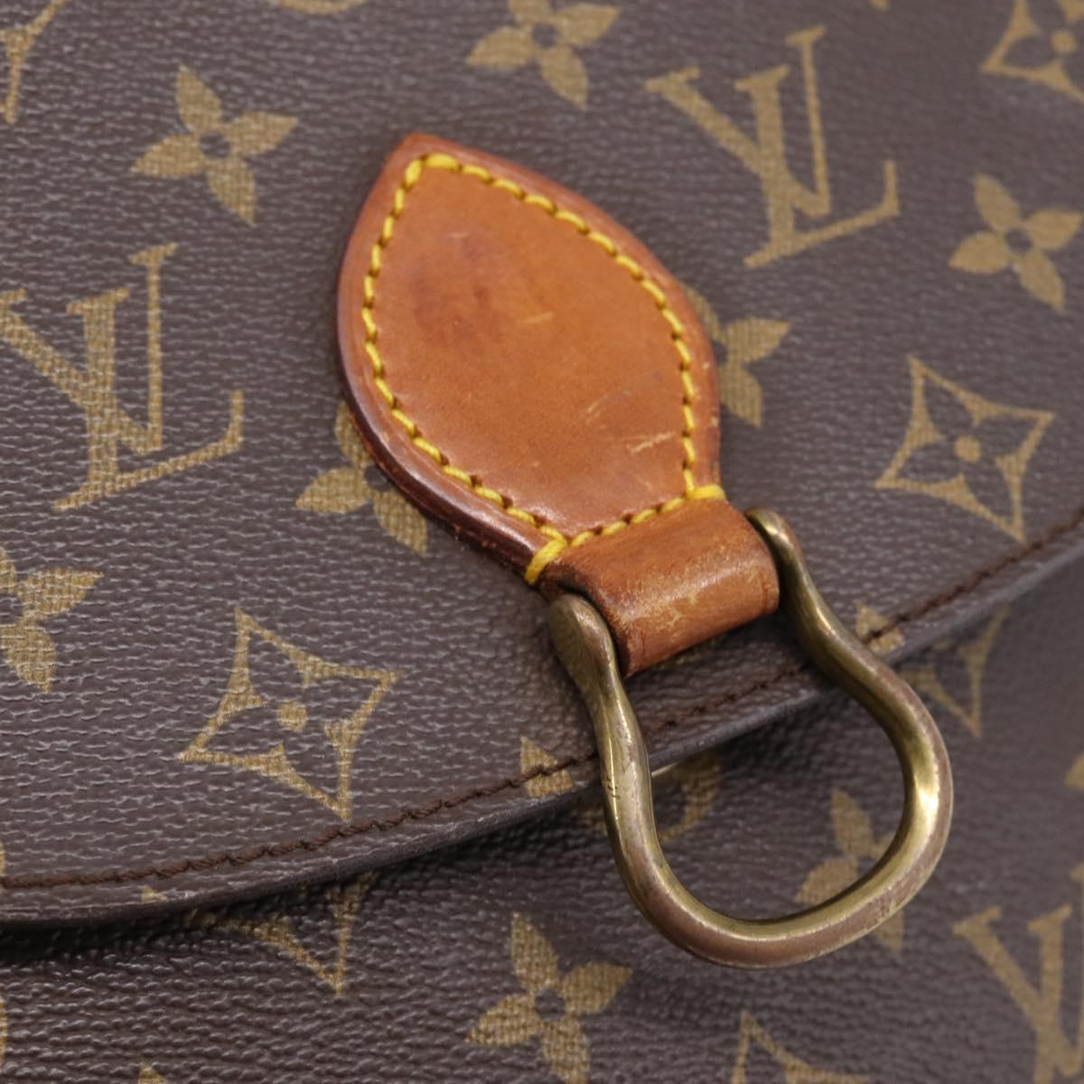 LOUIS VUITTON Monogram Saint Cloud MM Shoulder Bag M51243 LV Auth ep15973
