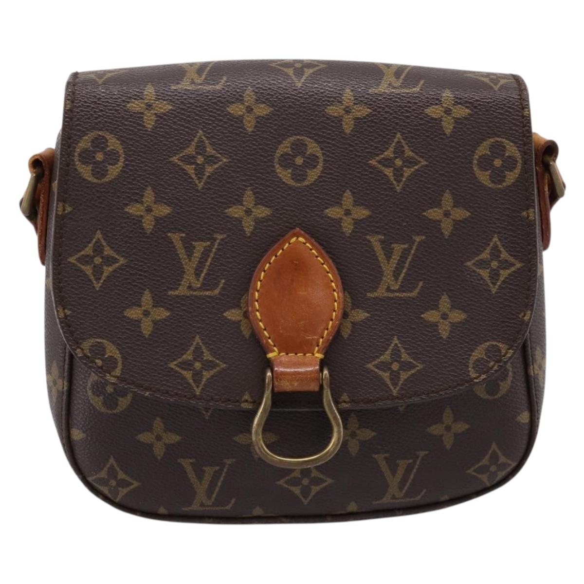 LOUIS VUITTON Monogram Saint Cloud MM Shoulder Bag M51243 LV Auth ep15973