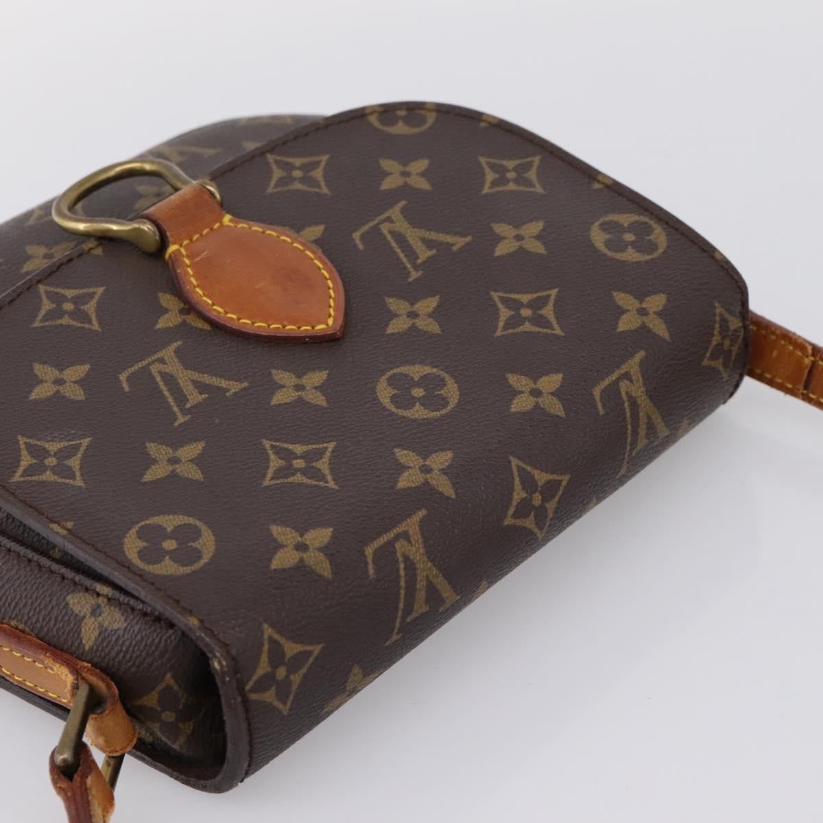 LOUIS VUITTON Monogram Saint Cloud MM Shoulder Bag M51243 LV Auth ep15973