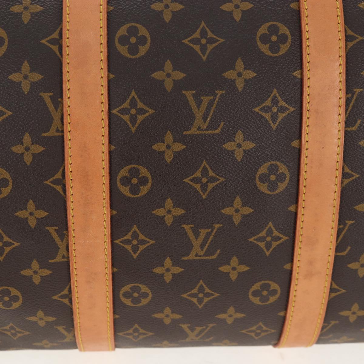 LOUIS VUITTON Monogram Keepall 55 Boston Bag M41424 LV Auth ep15975A