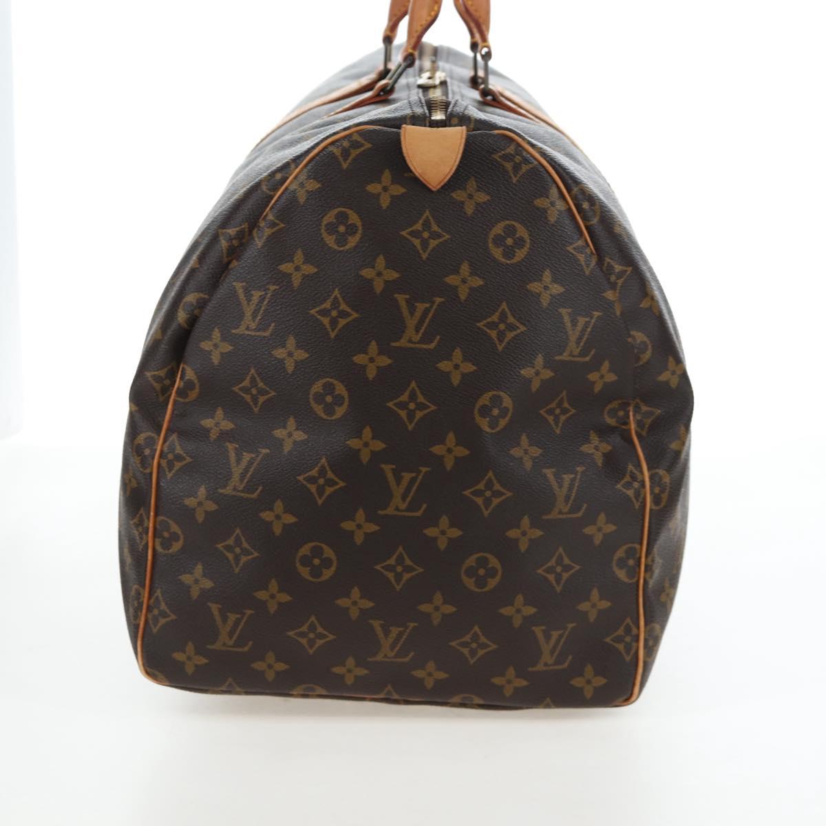 LOUIS VUITTON Monogram Keepall 55 Boston Bag M41424 LV Auth ep15975A