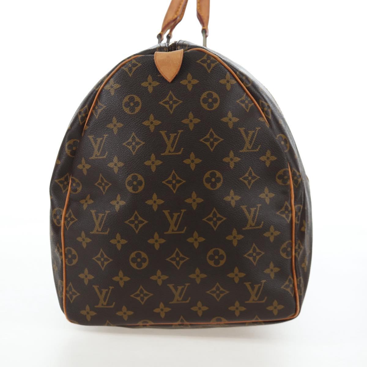 LOUIS VUITTON Monogram Keepall 55 Boston Bag M41424 LV Auth ep15975A