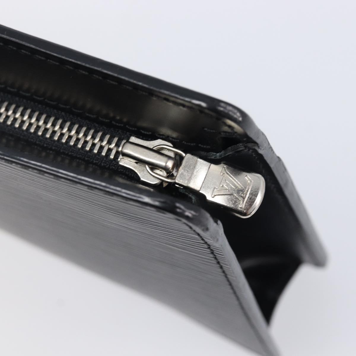 LOUIS VUITTON Epi Pochette Homme Clutch Bag Black M52522 LV Auth ep15979V