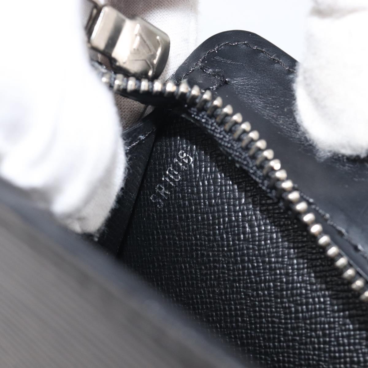 LOUIS VUITTON Epi Pochette Homme Clutch Bag Black M52522 LV Auth ep15979V