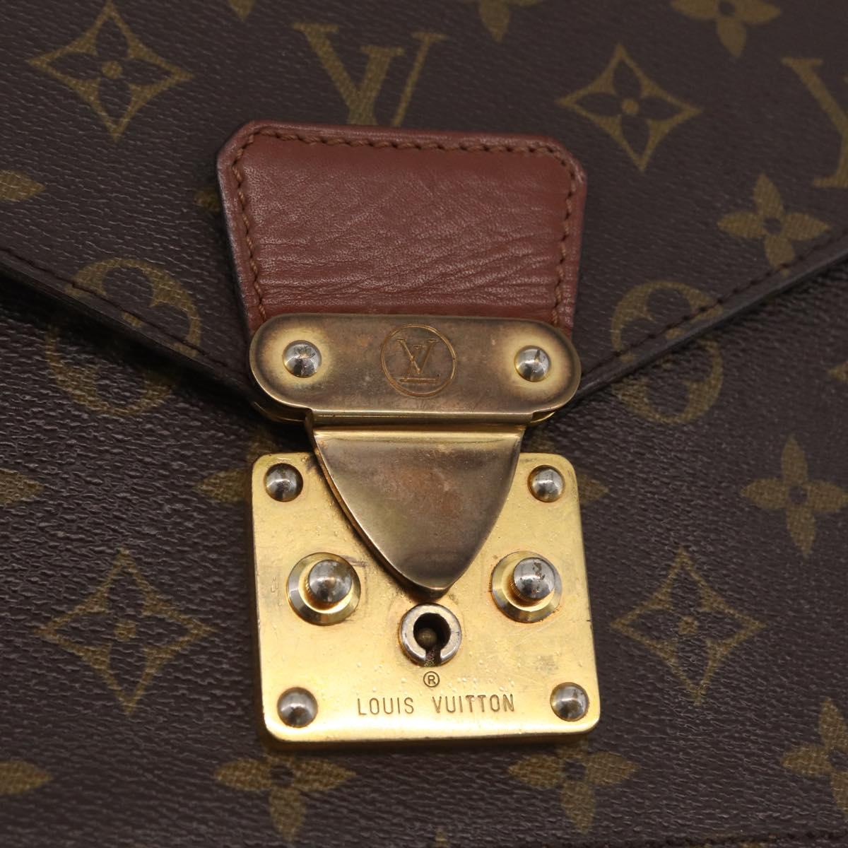 LOUIS VUITTON Monogram Monceau28 Hand Bag M51185 LV Auth ep15982