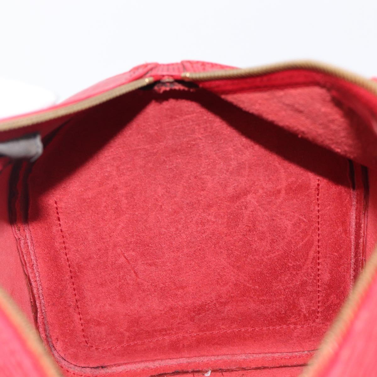 LOUIS VUITTON Epi Speedy 30 Hand Bag Castilian Red M43007 LV Auth ep15983A