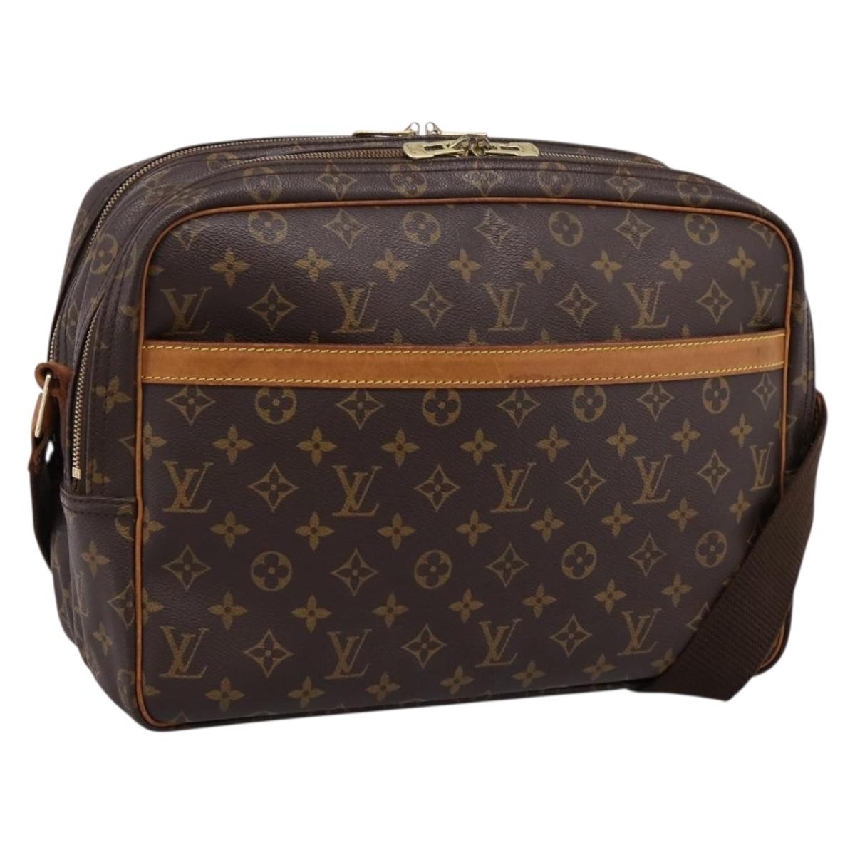 LOUIS VUITTON Monogram Reporter GM Shoulder Bag M45252 LV Auth ep15986