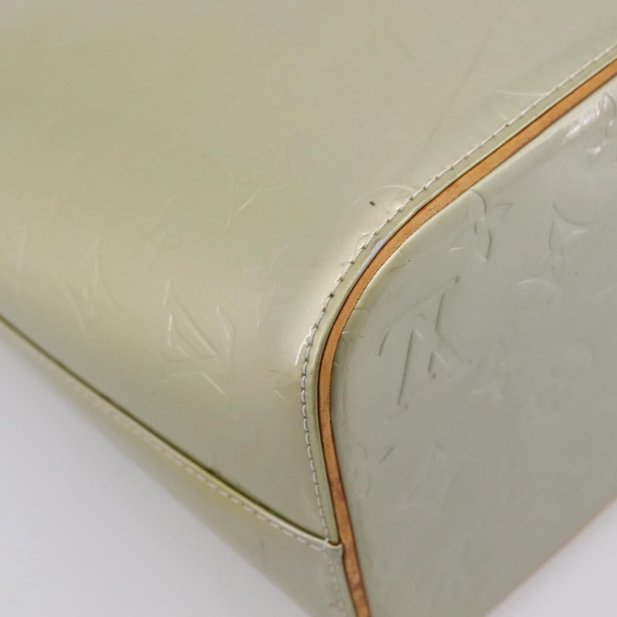 LOUIS VUITTON Monogram Vernis Houston Hand Bag Gris M91053 LV Auth ep15992